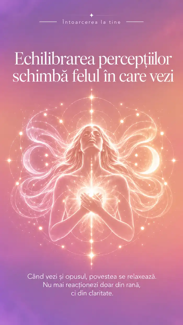 Echilibrarea percepțiilor schimbă felul în care vezi