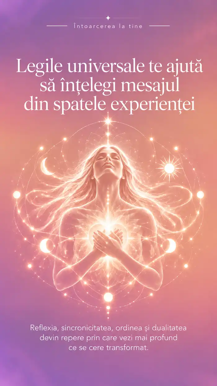 Legile universale te ajută să înțelegi mesajul din spatele experienței
